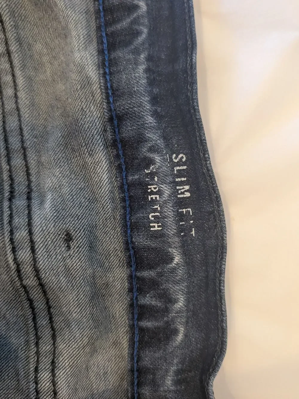 Nautica Men's Slim‎ Straight stretch Jeans in Dark Blue Wash 42 x 32